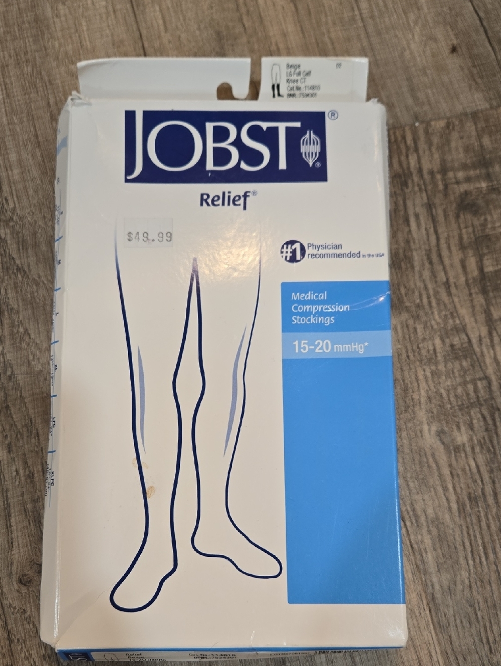 NWT! JOBST Relief Medical Compression Stockings